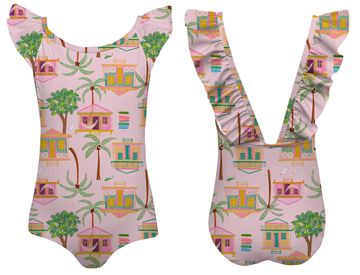 MILE ONE PIECE - CASITAS ROSADO