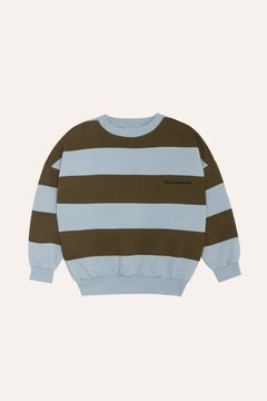 BLUE STRIPES SWEATSHIRT
