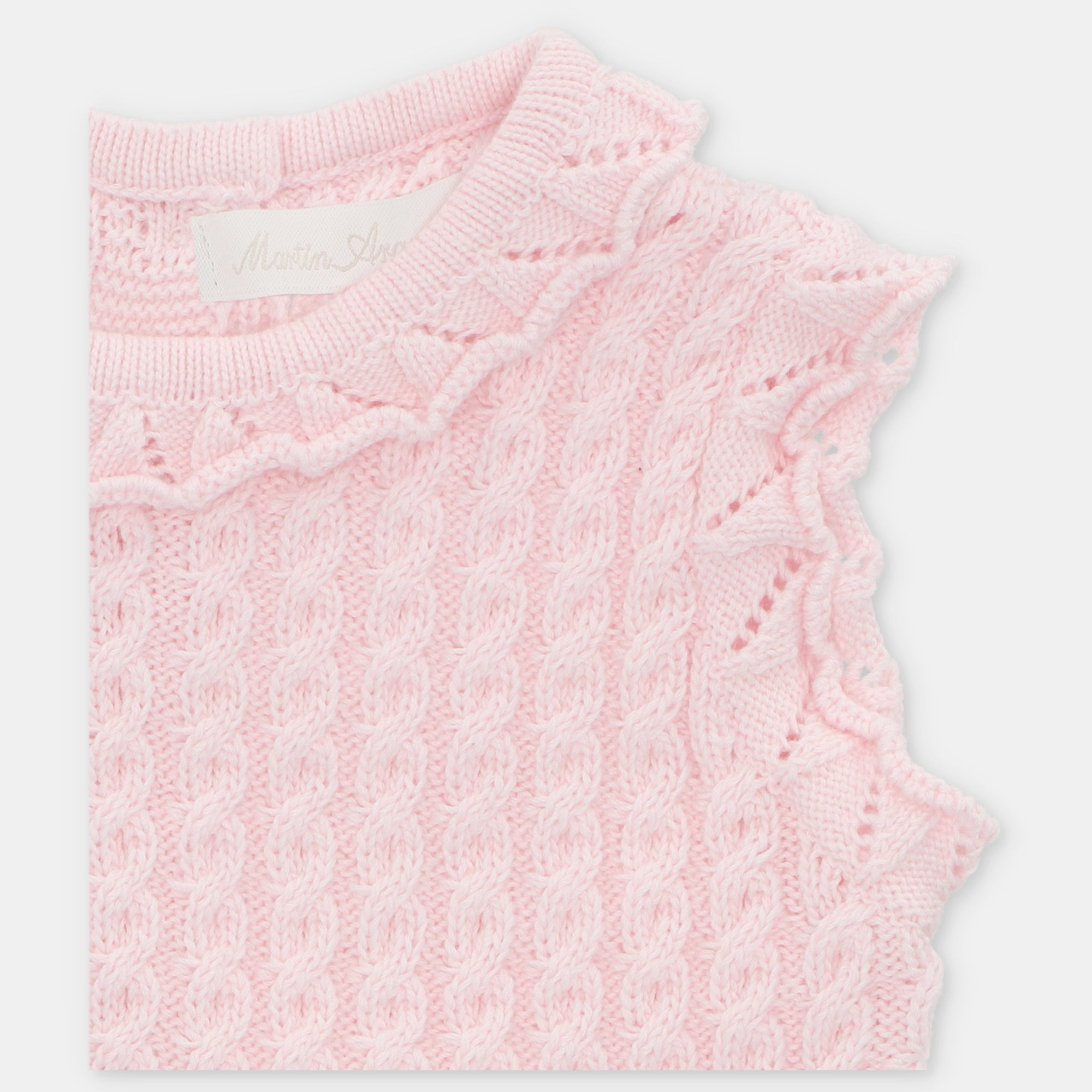 Girl's Short Knit Romper