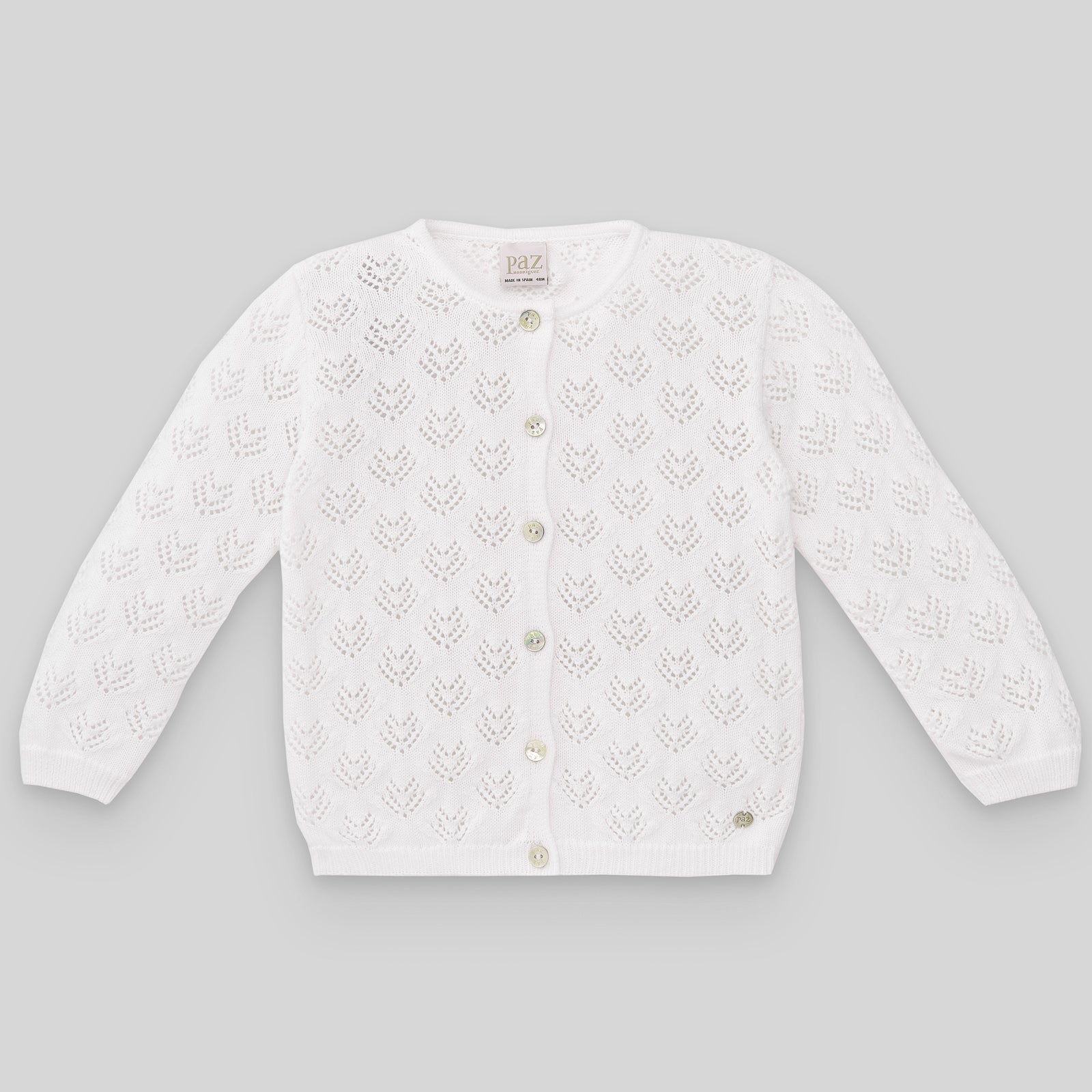 Girl's Knit Cardigan "Travesia"