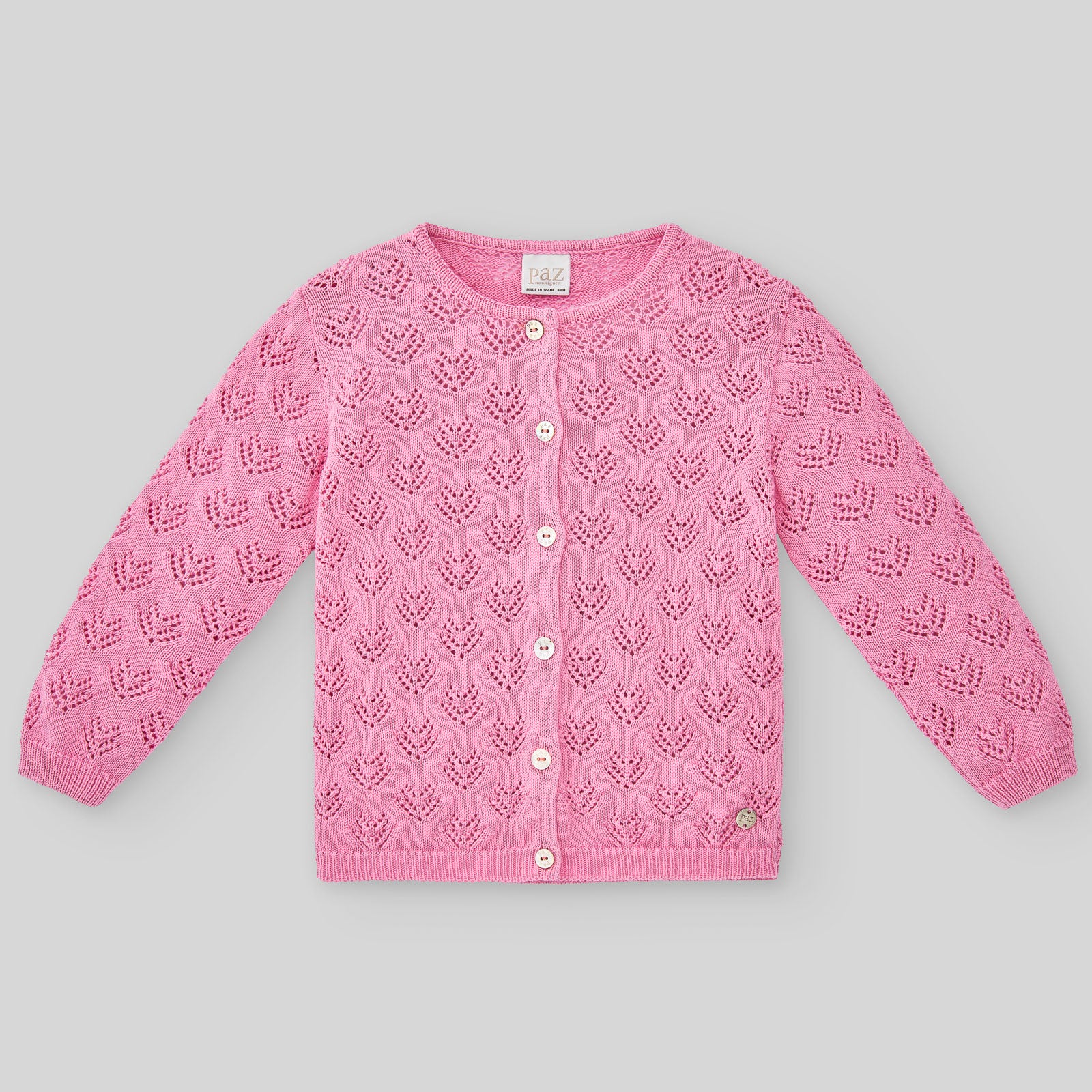 Girl's Knit Cardigan "Travesia"