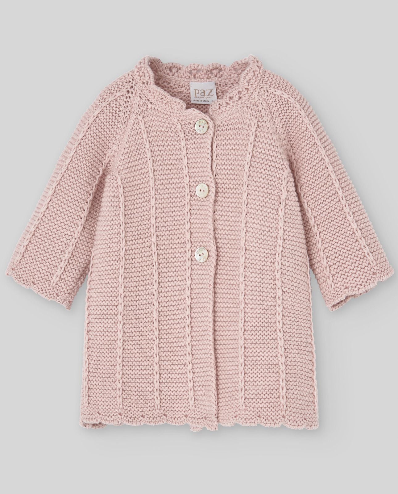 Girl's Knit New Born Coat "Hadas"