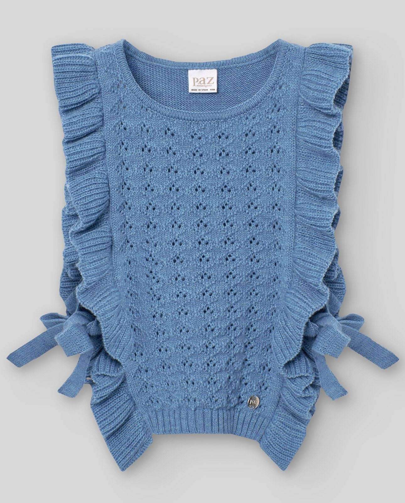 Girl's Knit Girl Waistcoat "Cervatillo"