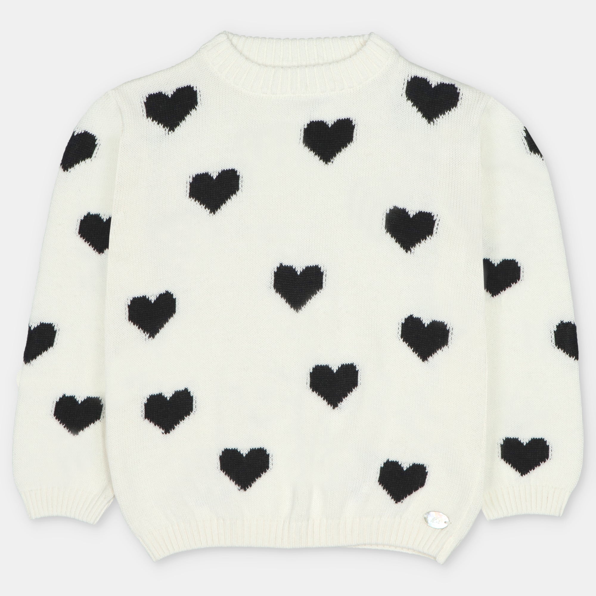 SWEATER W/HEARTS PESOZ