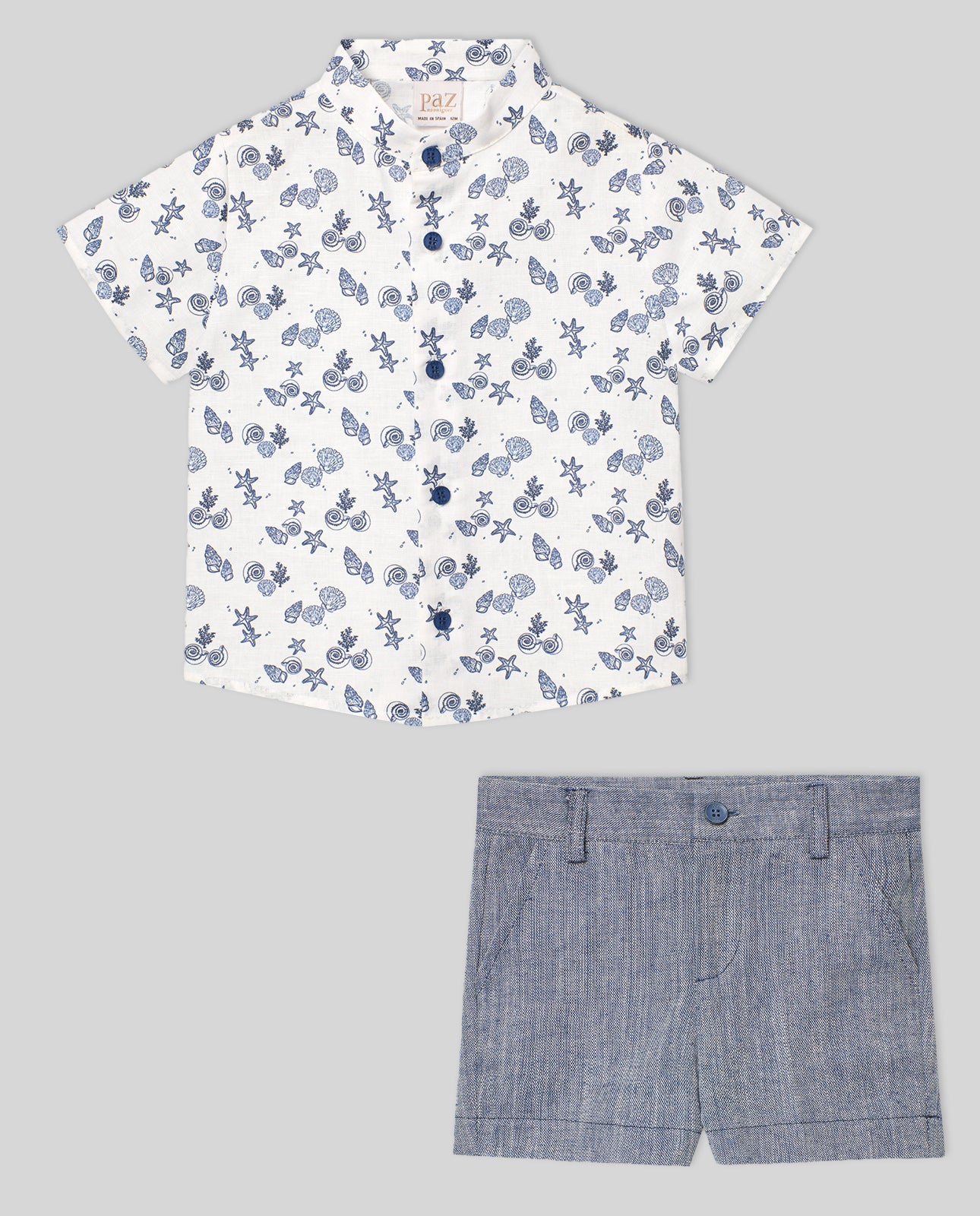 Boy's Printed shirt & shorts "RIAS"