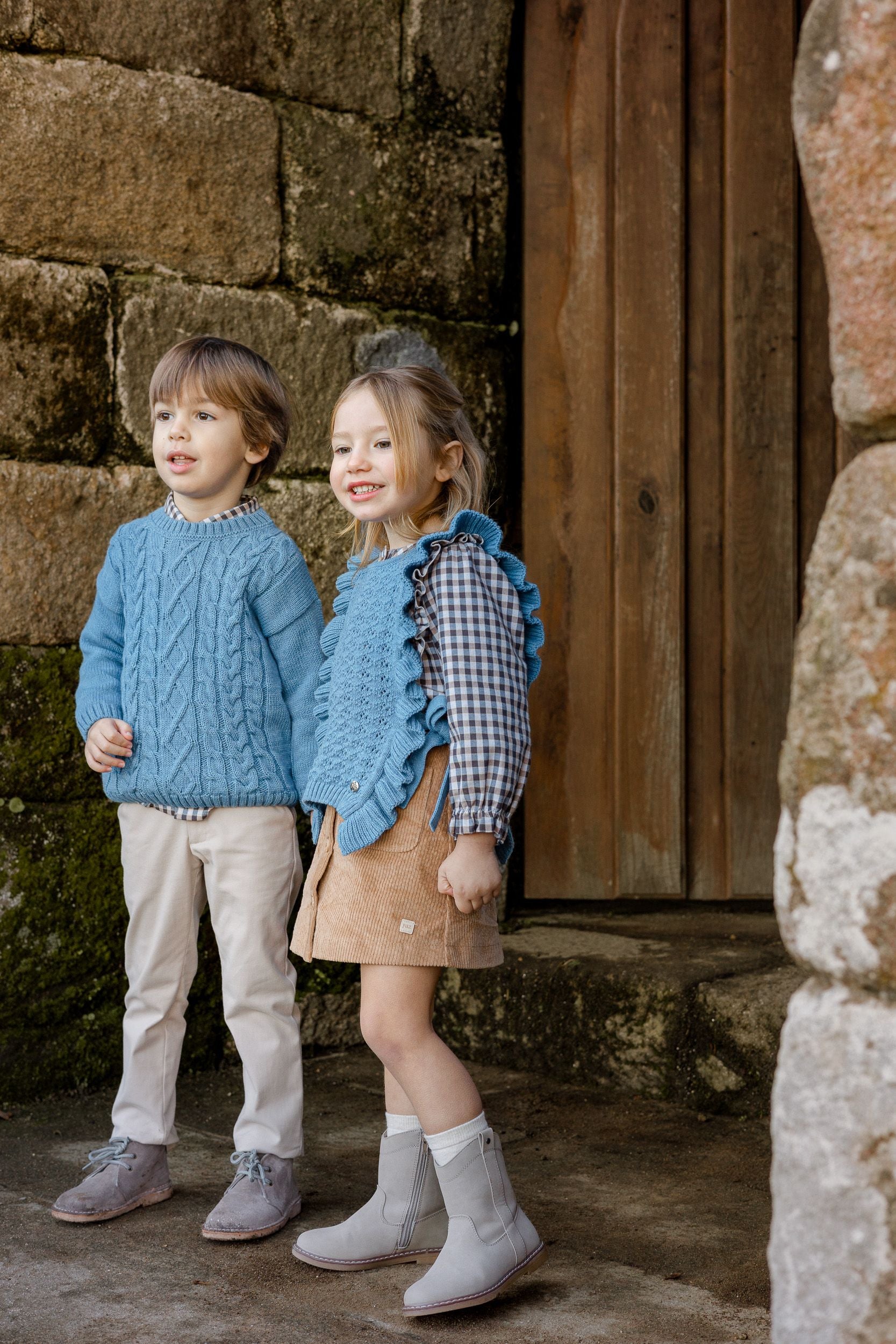 Girl's Knit Girl Waistcoat "Cervatillo"