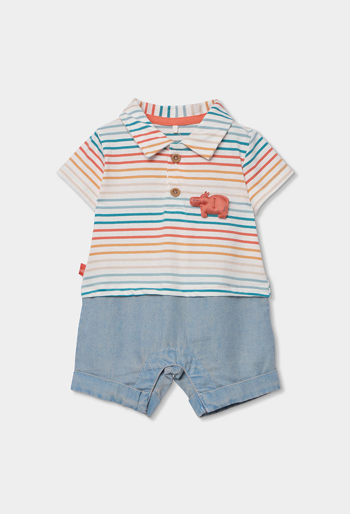 Stripe Knit Play Suit
