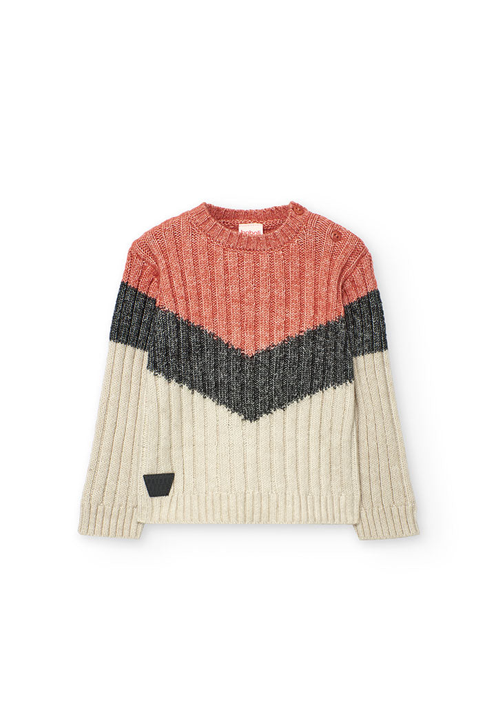 Knitwear pullover for baby boy