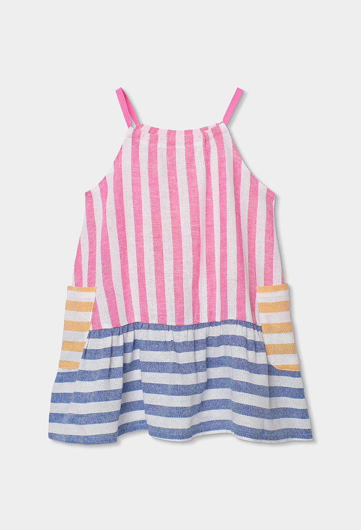 Linen Striped Dress