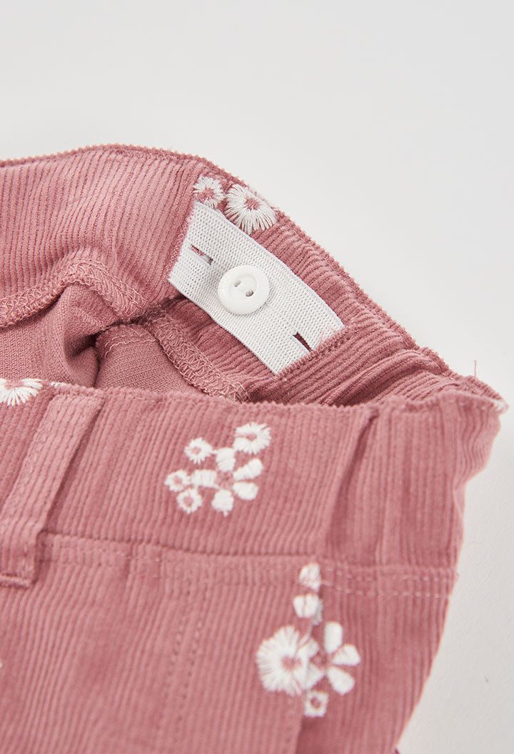 FLOWER CORDUROY