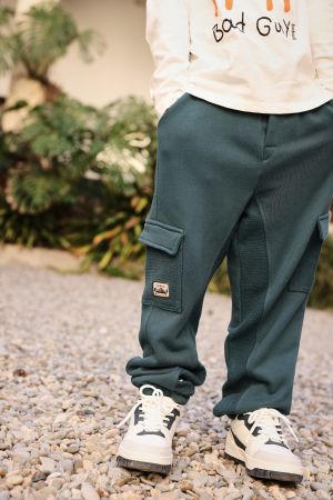 FLEECE TROUSERS FOREST
