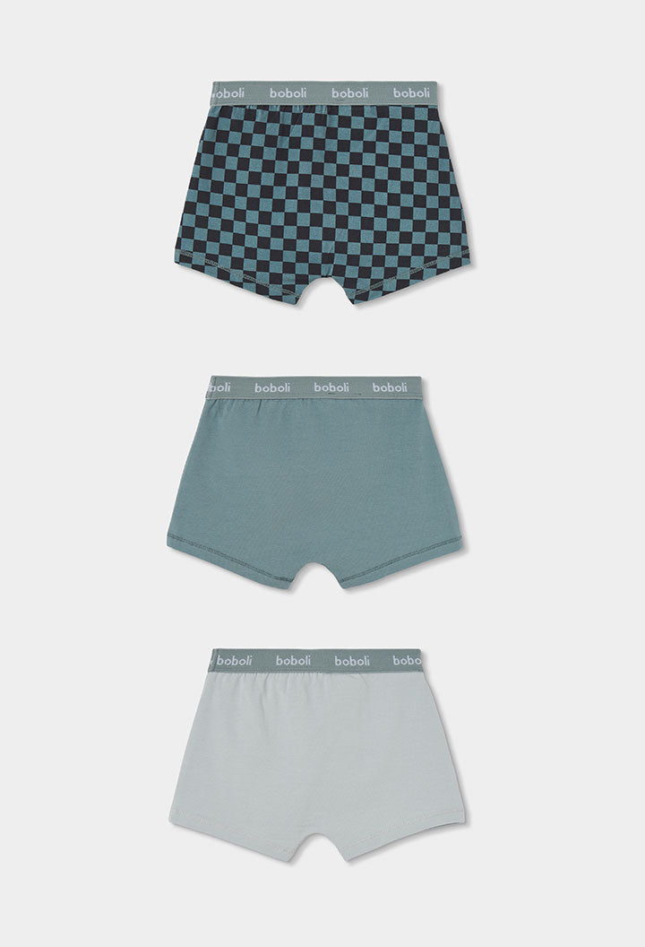 PACK 3 BOXERS CHECKERED