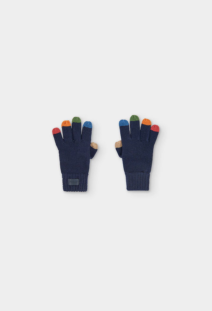 KNITWEAR GLOVES NAVY