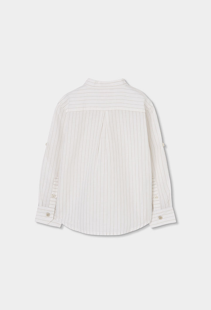 Shirt linen striped
