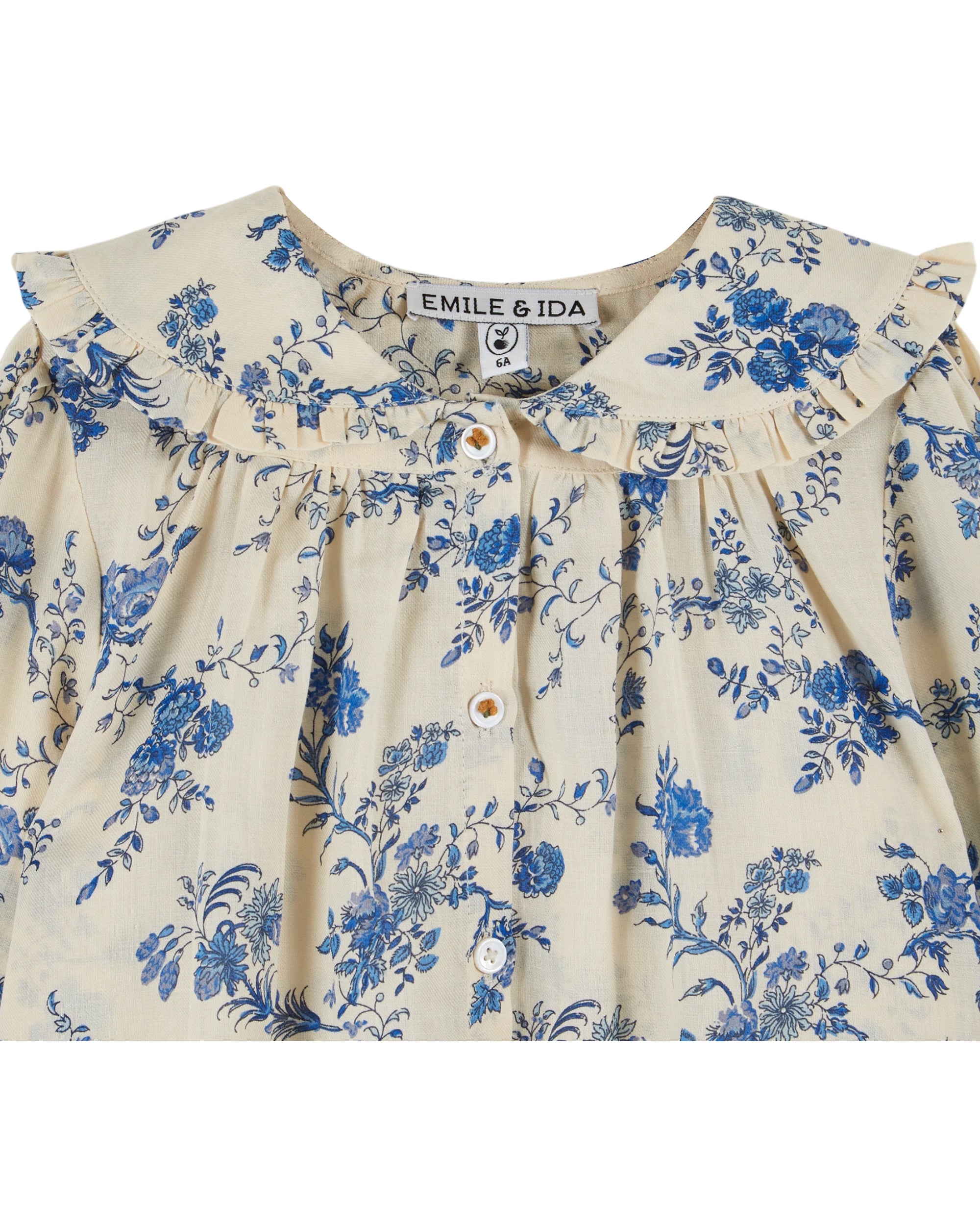 BOW COLLAR ORCHID BLOUSE