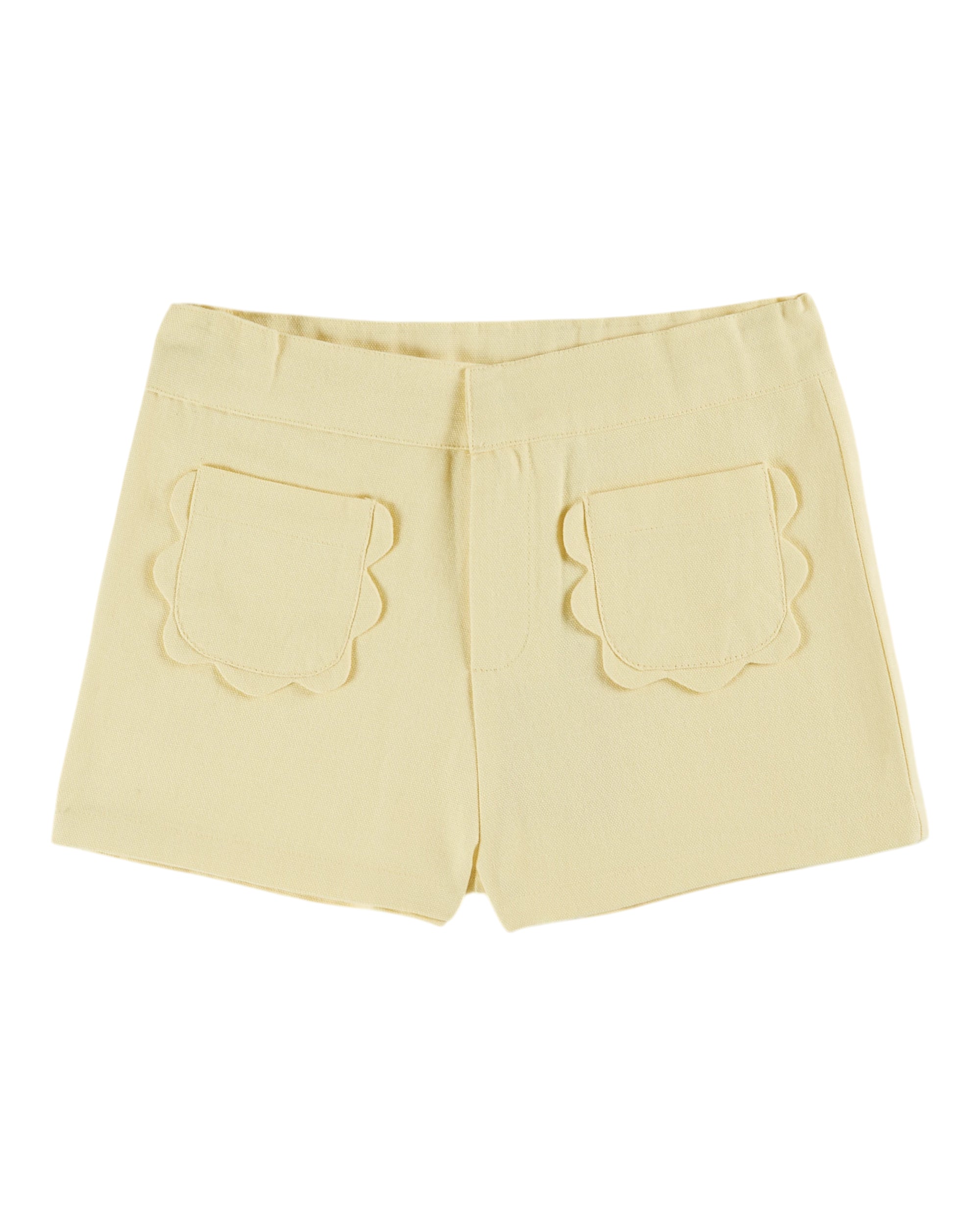 FLOWERS POCKETS CANVAS SHORTS