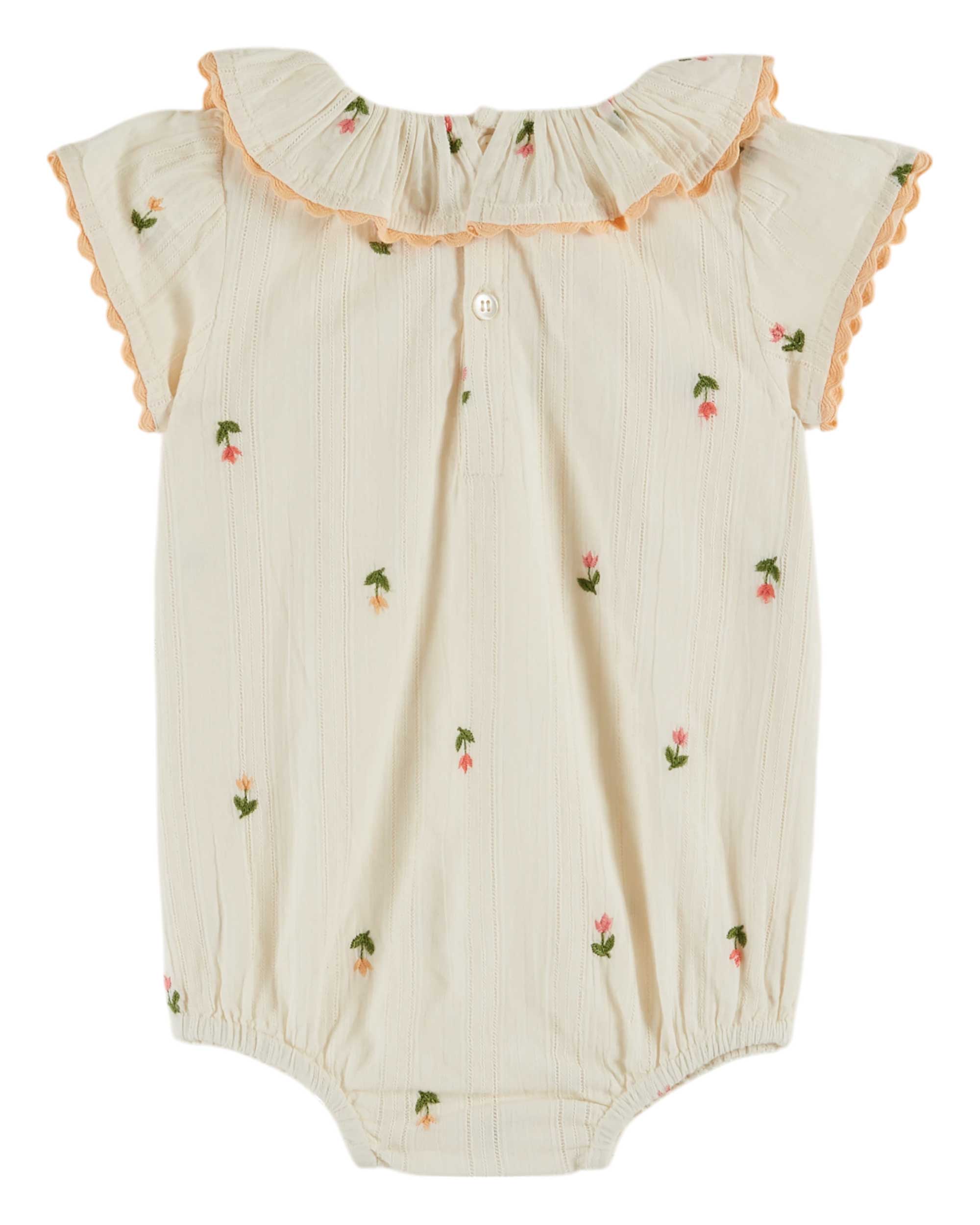 ALL OVER EMBROIDERED JUMPSUIT