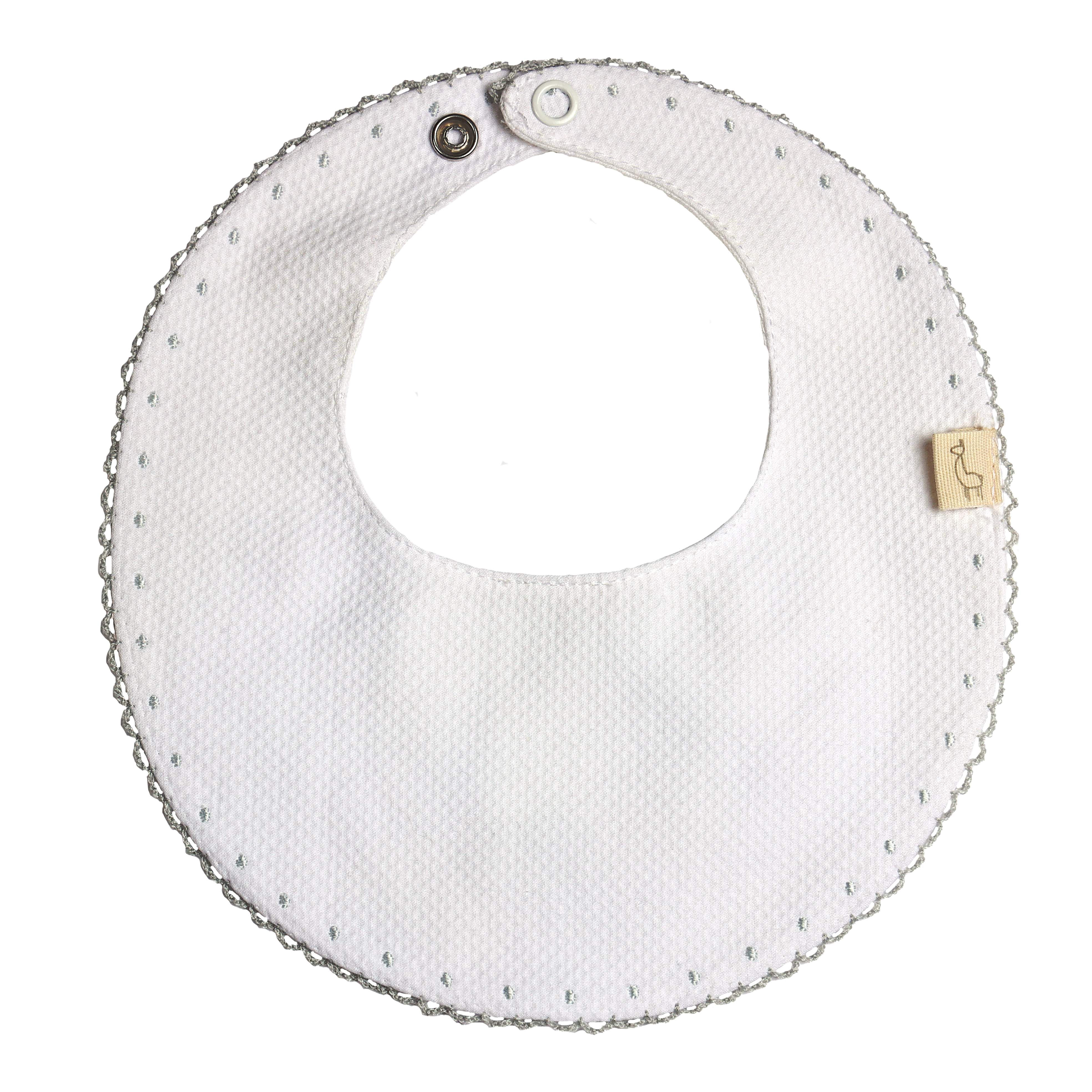 Unisex Dot Piqué Bib