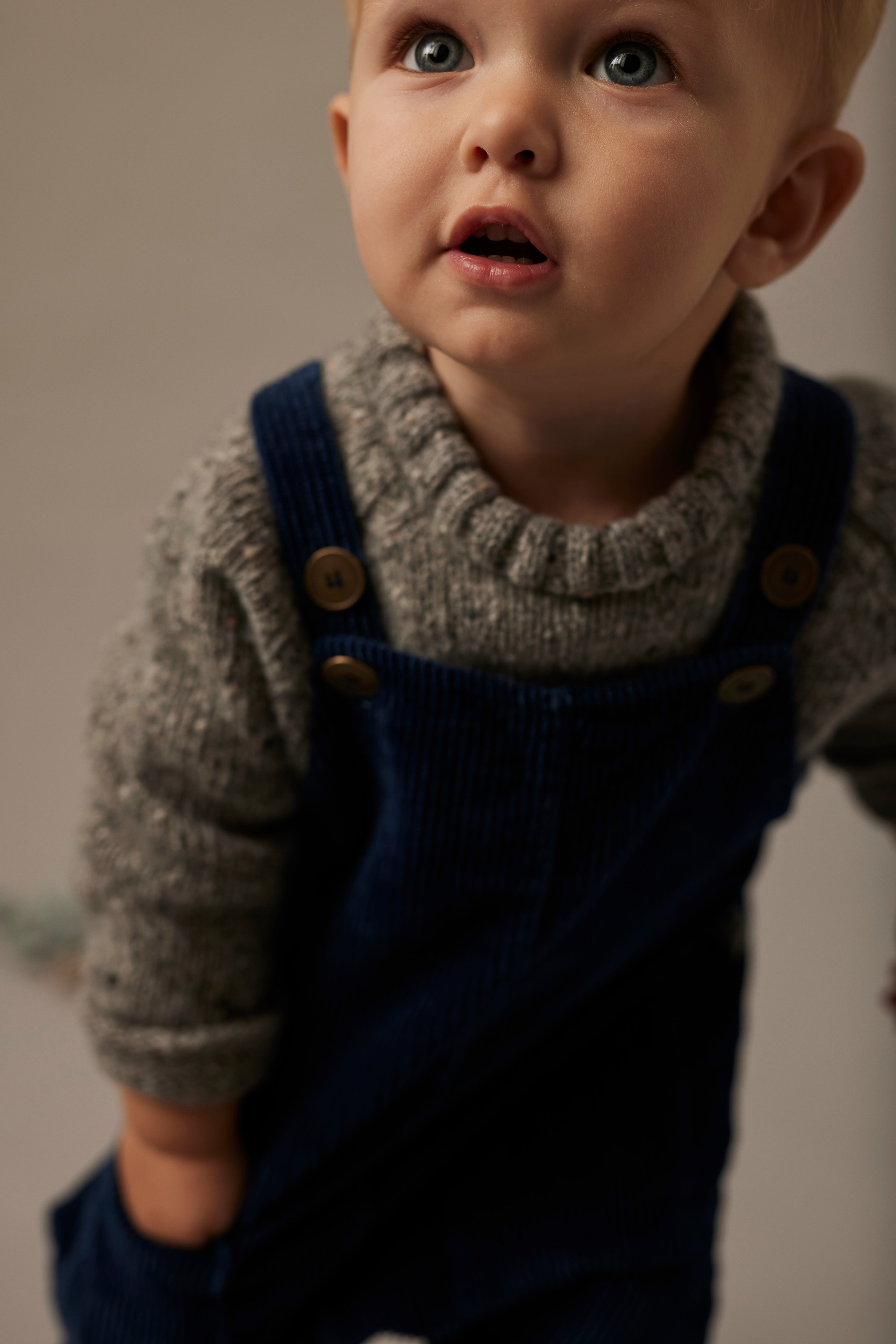 Denim Corduroy Baby Overalls