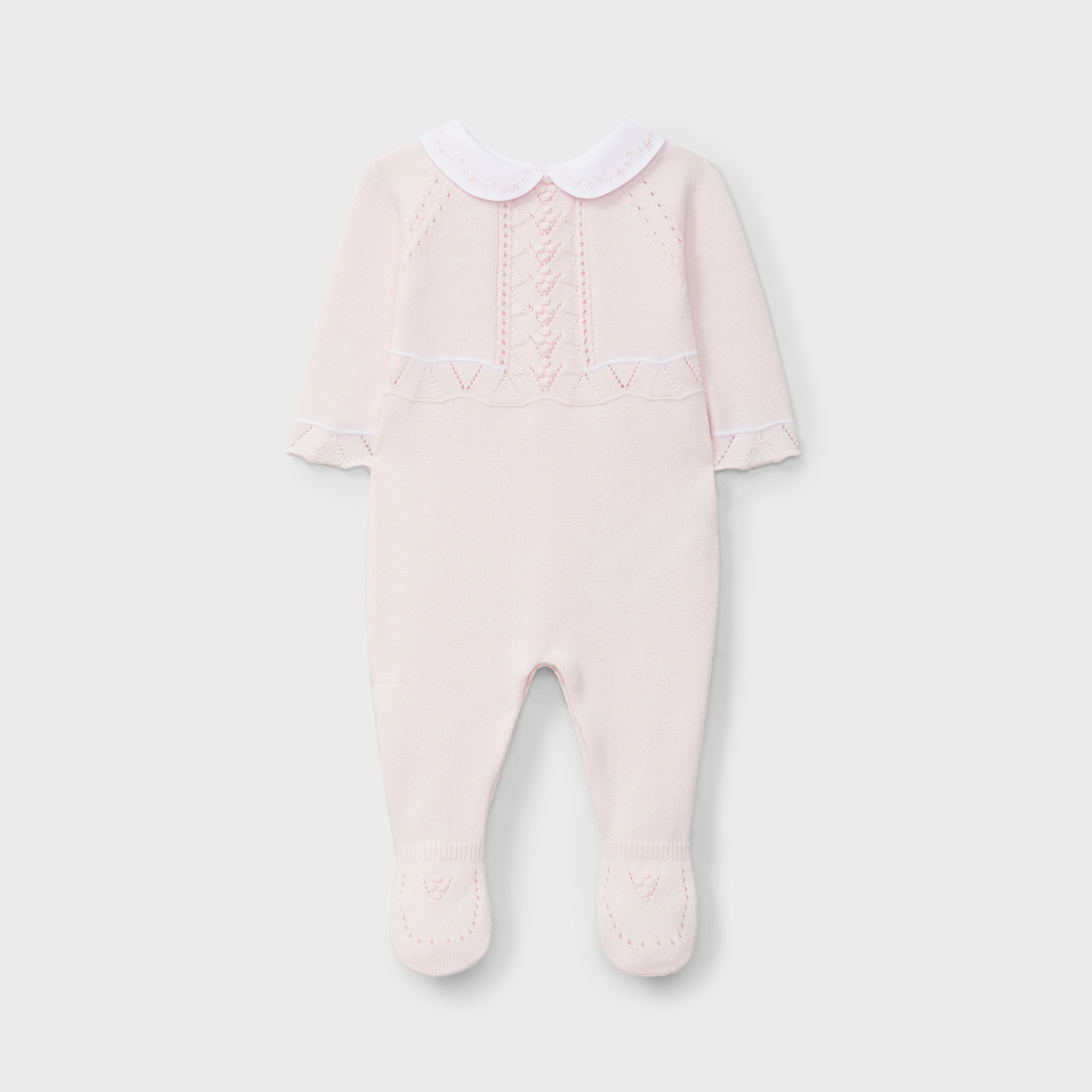 Baby Girl Knit Footie