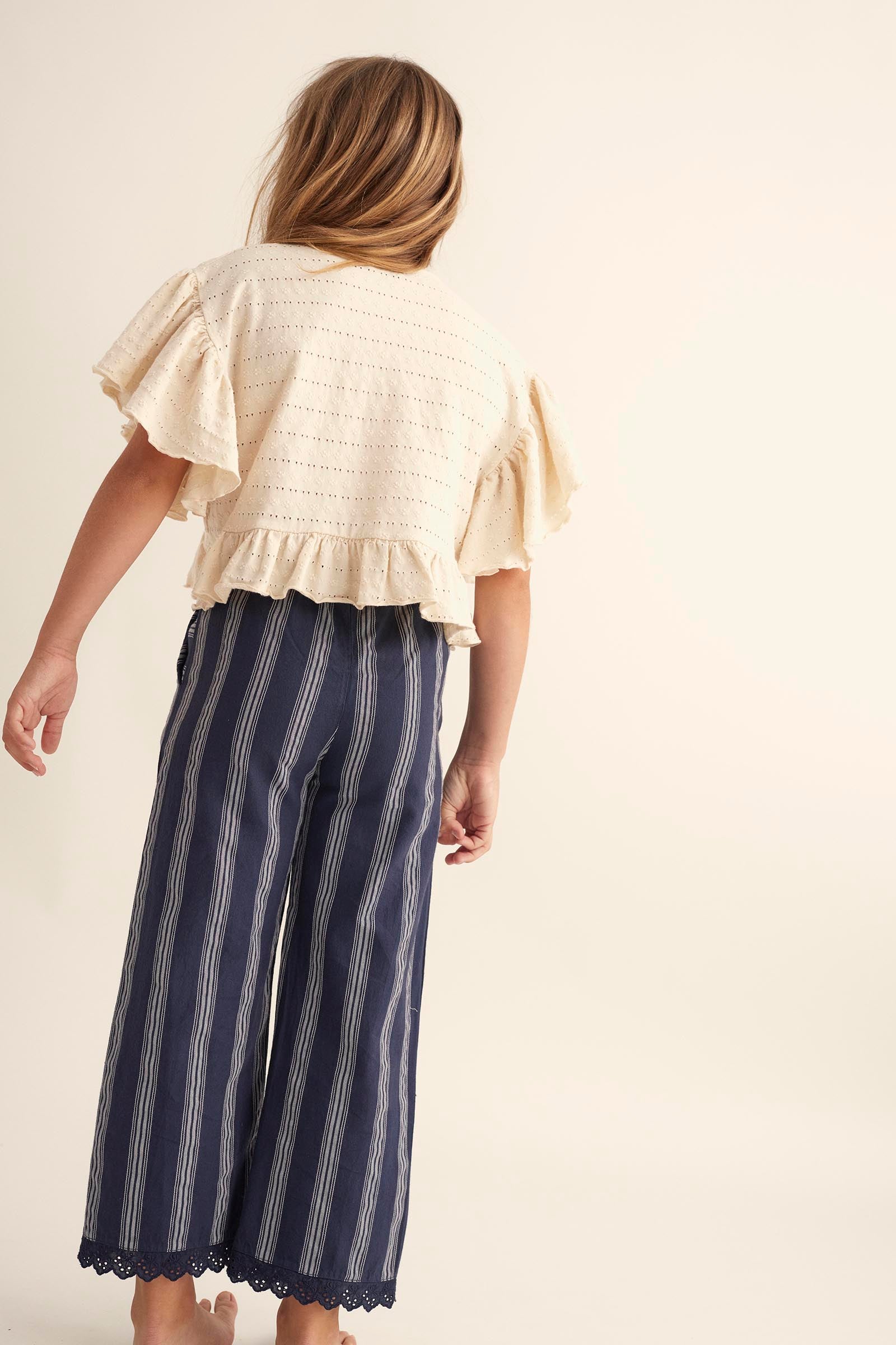 Girl's Embellished Jacquard T-shirt