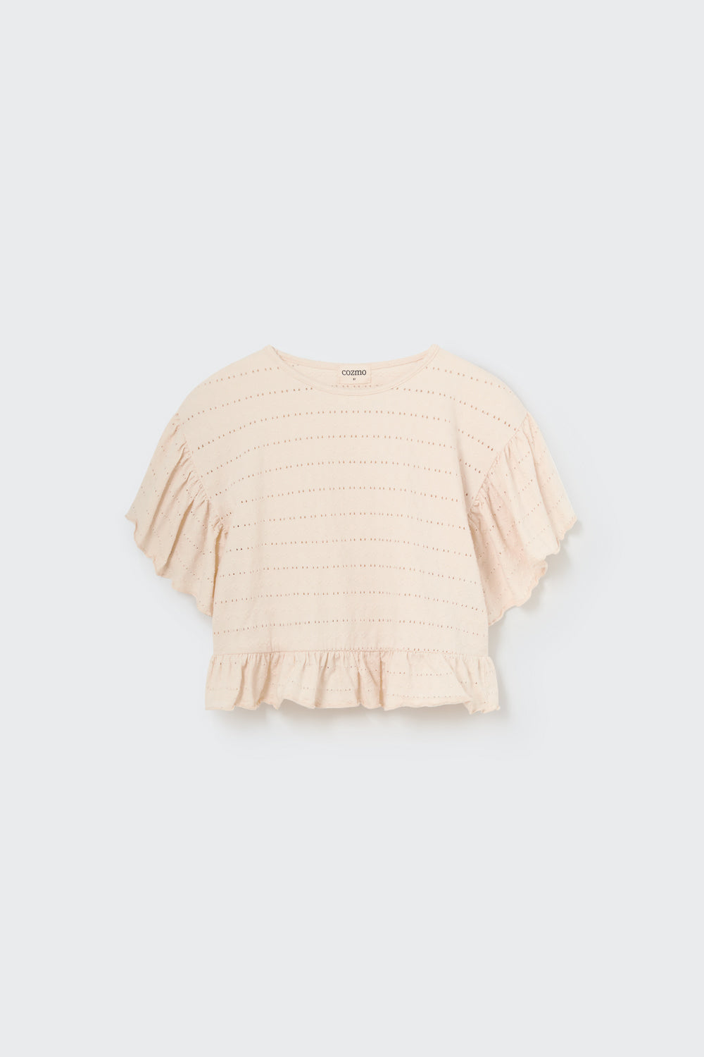 Girl's Embellished Jacquard T-shirt