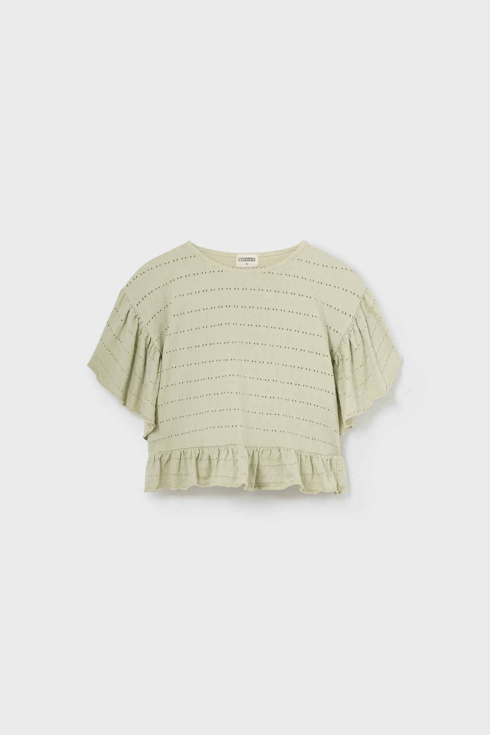 Girl's Embellished Jacquard T-shirt