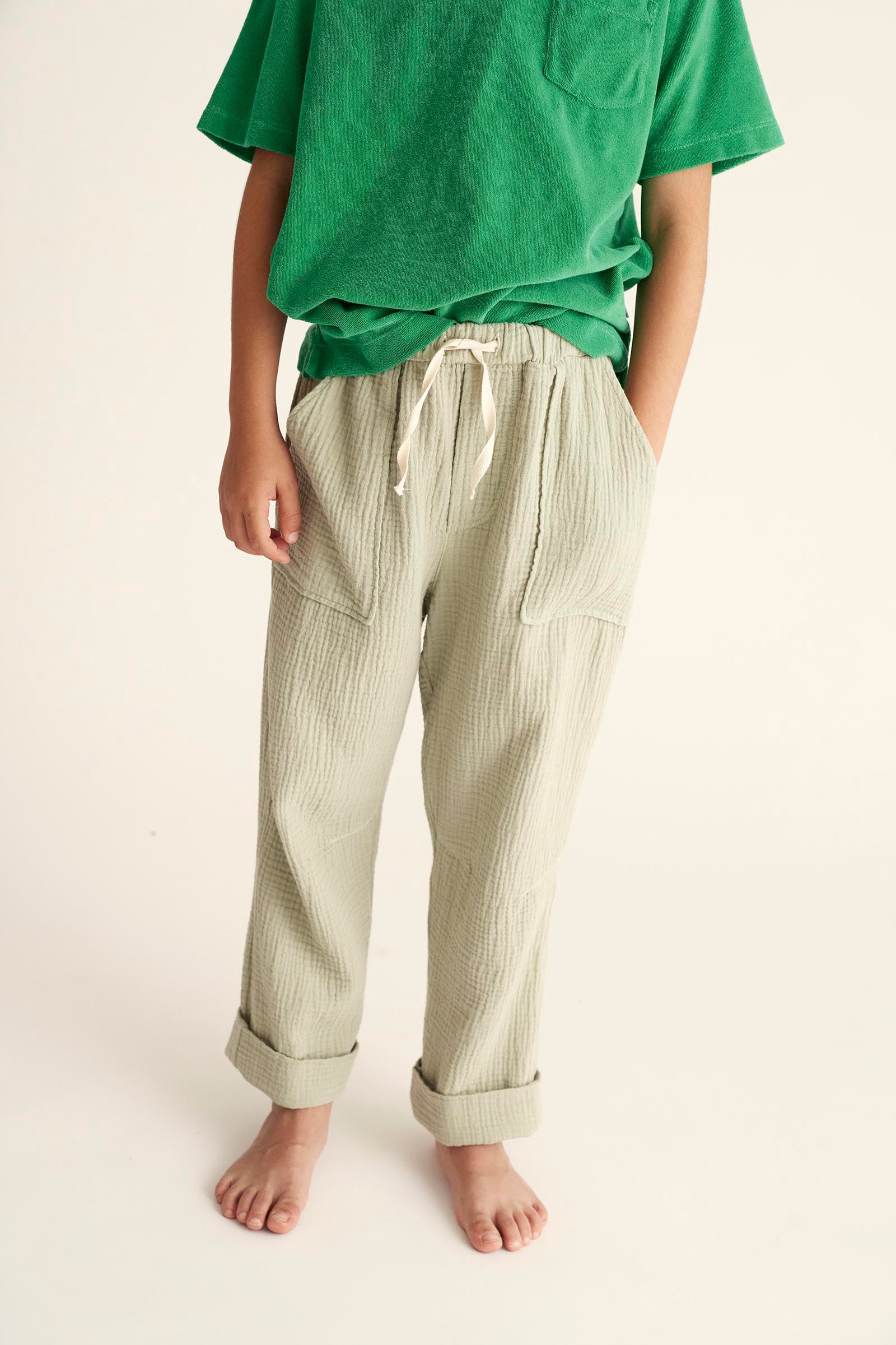 Boy's Soft Gauze Pants