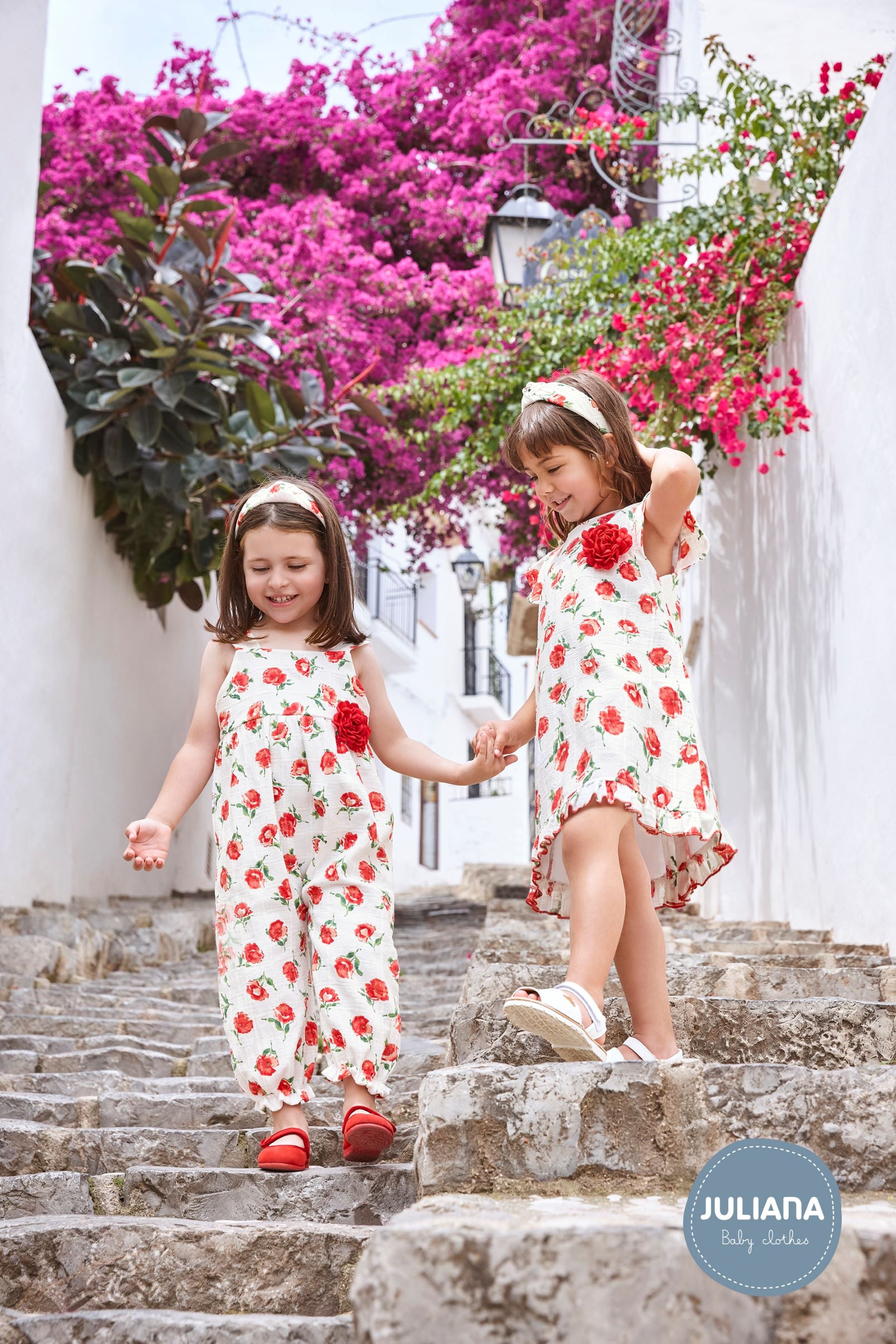 Girl's Rose Jumsuit