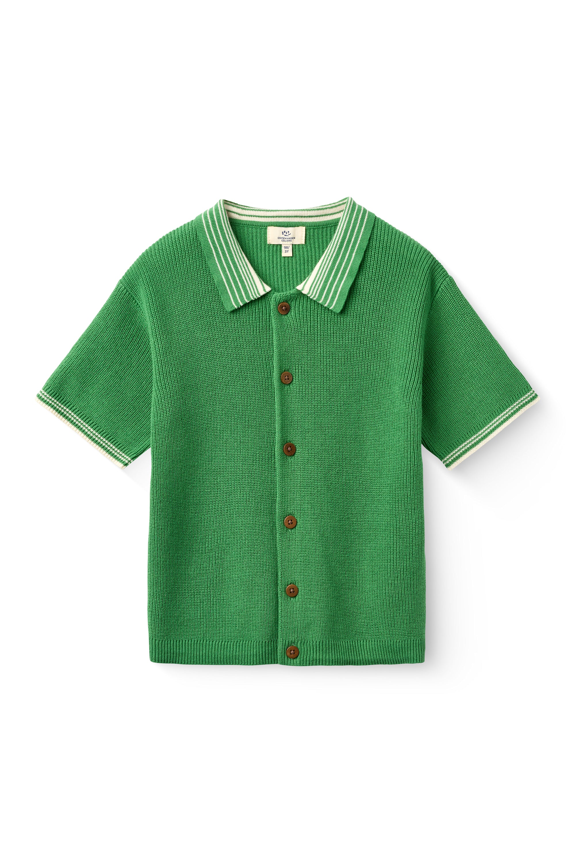 KNITTED CHECKERED POLO
