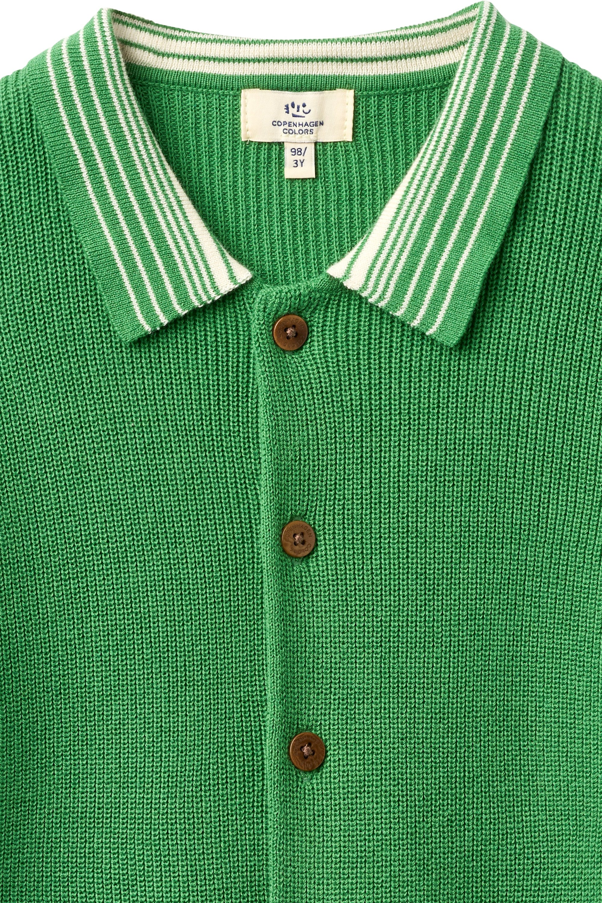 KNITTED CHECKERED POLO