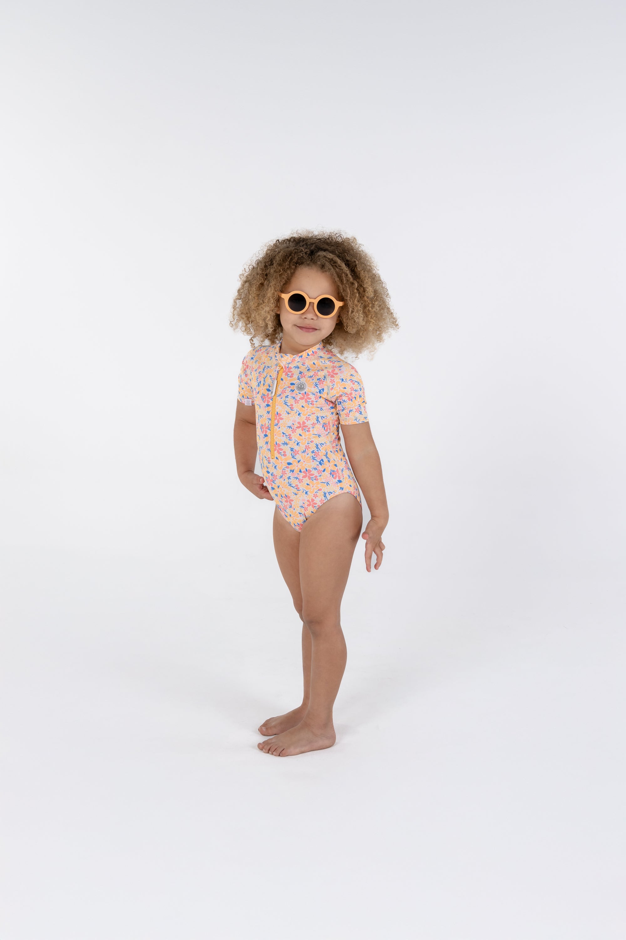Girl's Swimsuit Short Sleeve