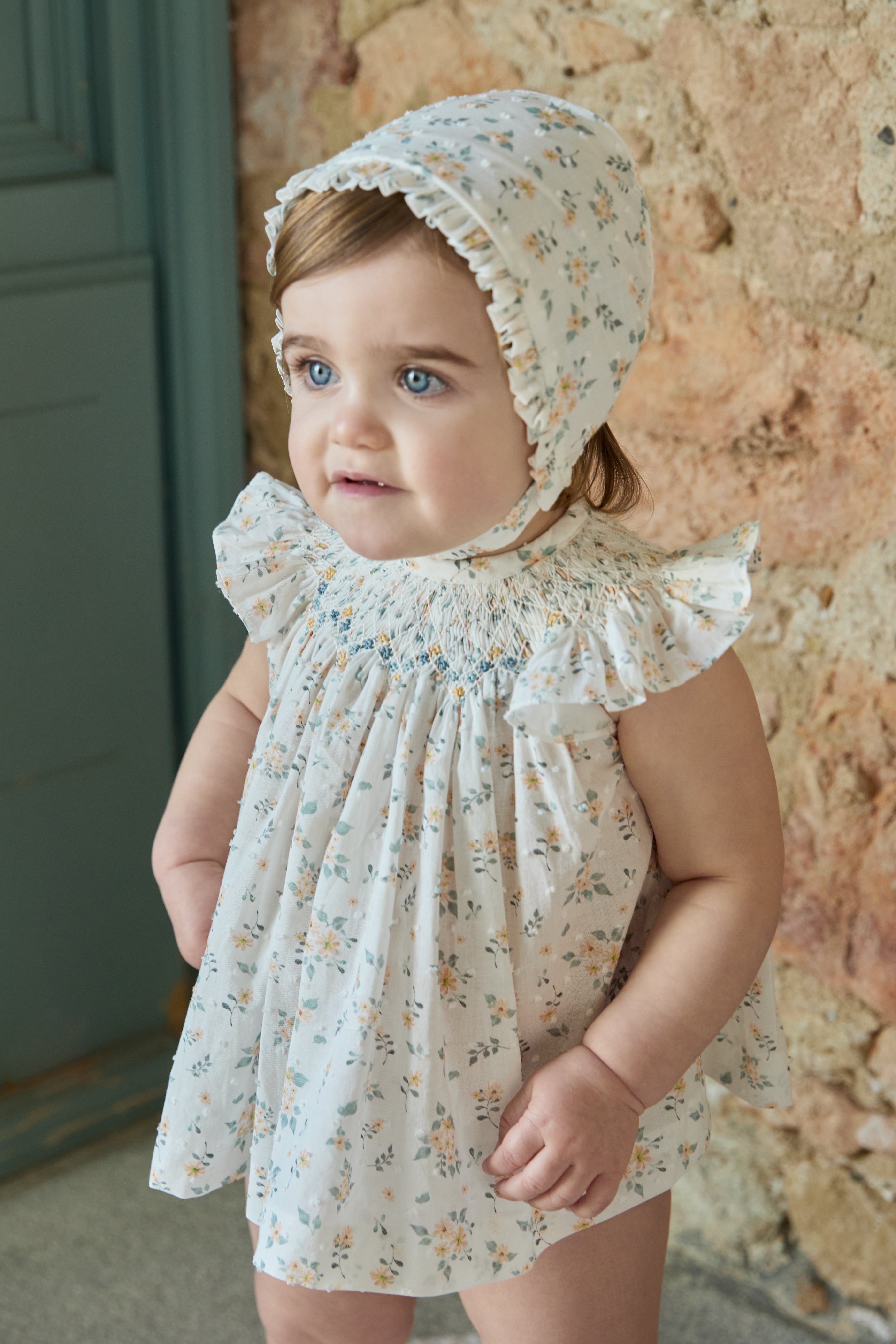 Girl's Bonnet Printed Lucca
