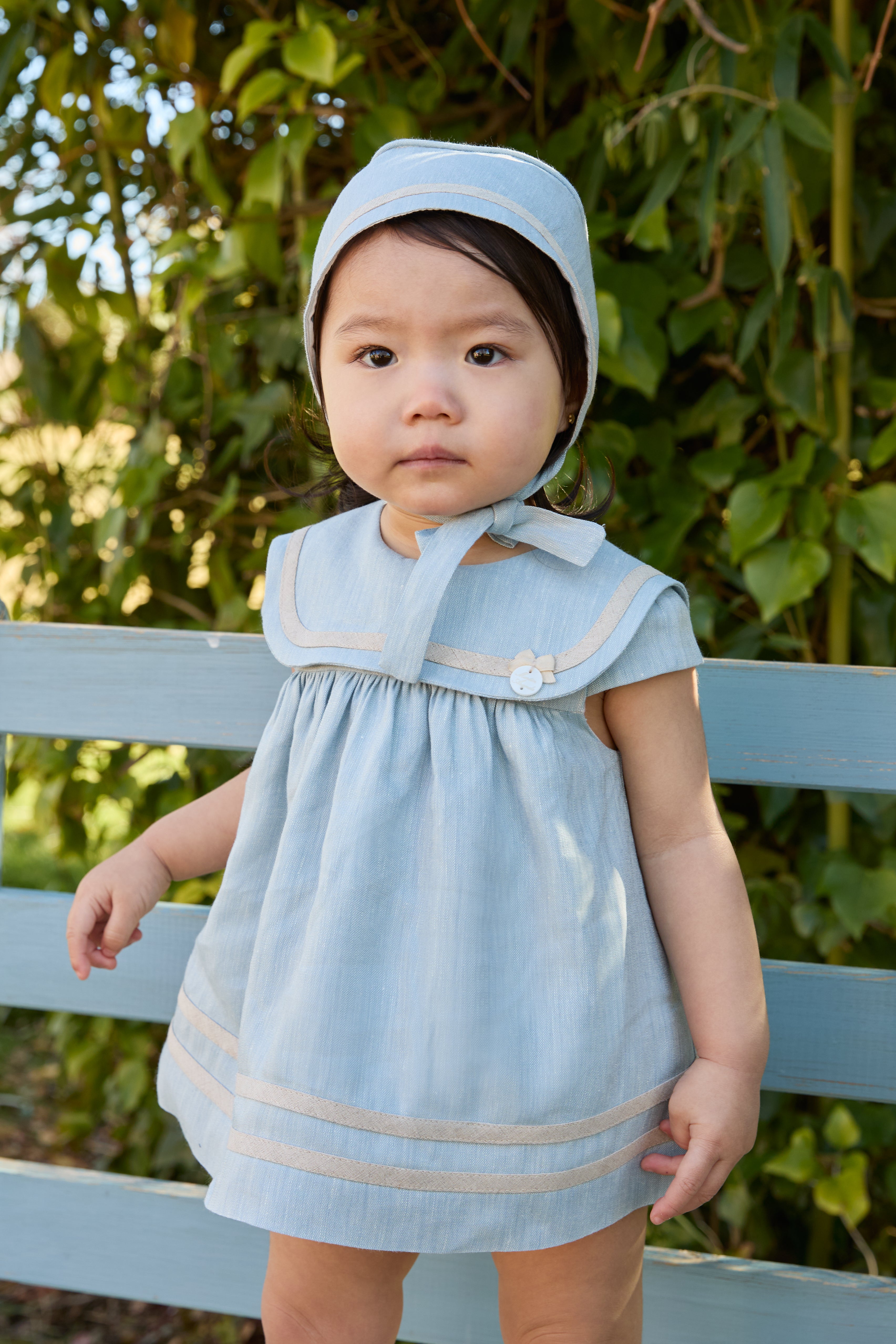 Girl's Set Dress & Bloomer Capri