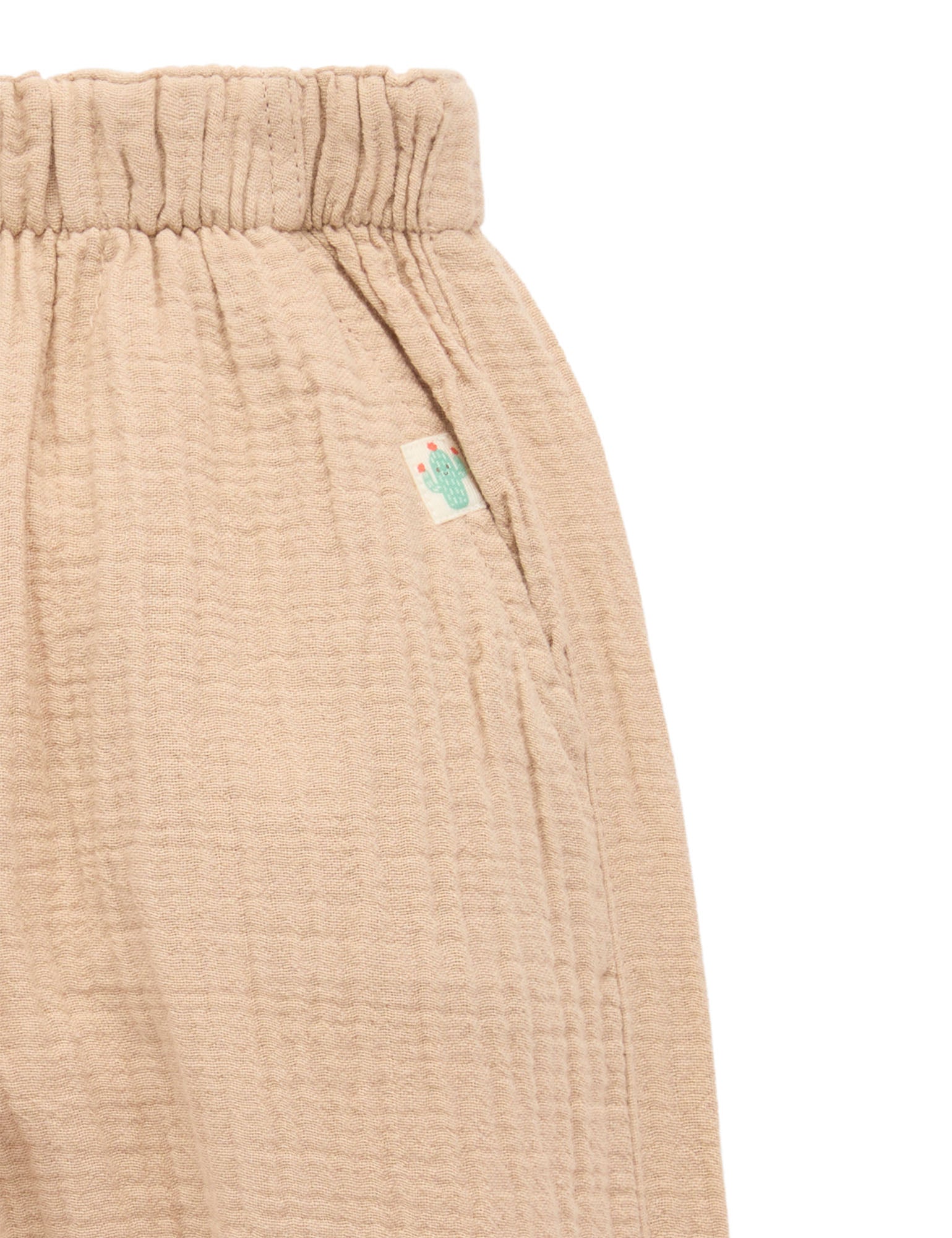 Slouchy Crinkle Cotton Pants