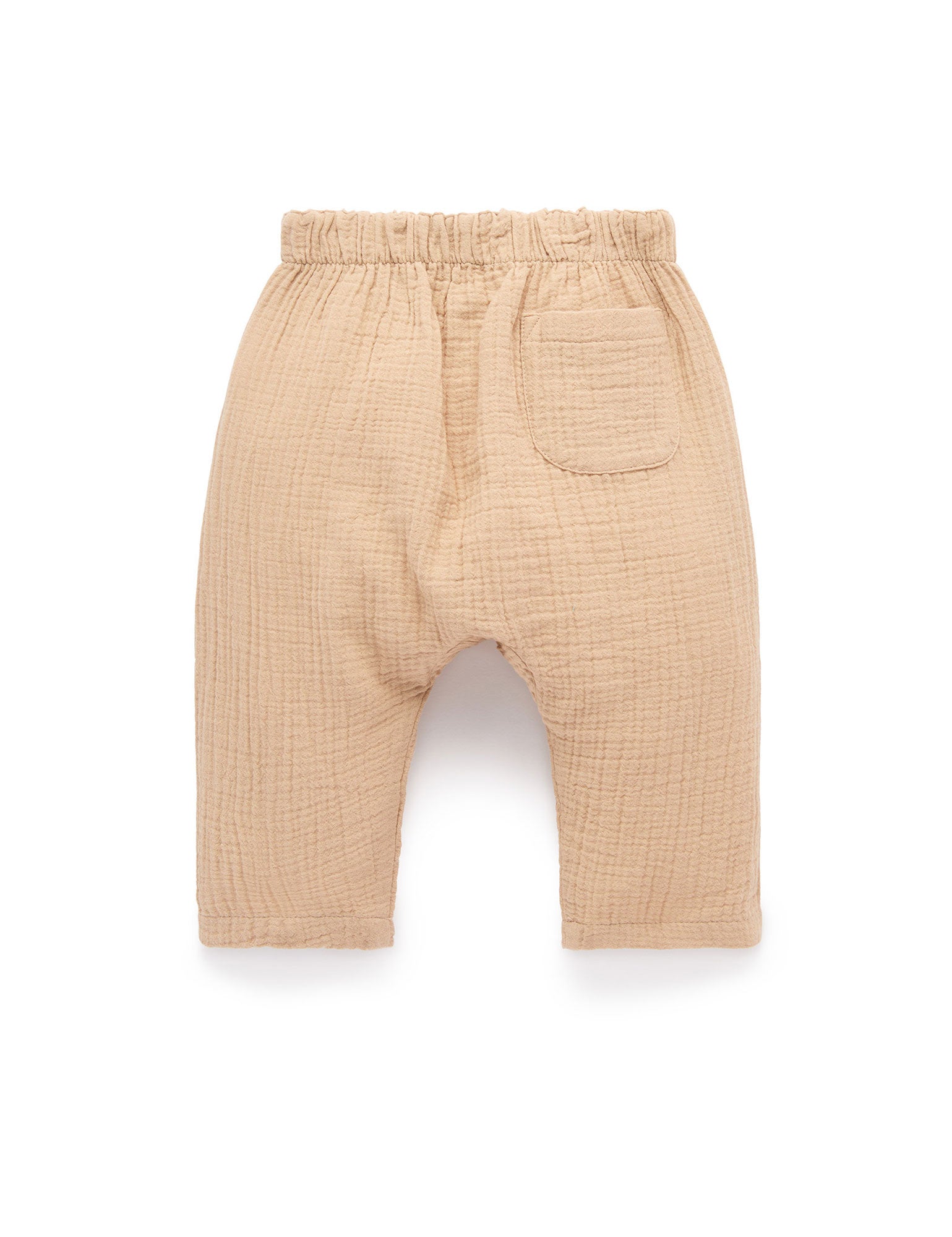 Slouchy Crinkle Cotton Pants