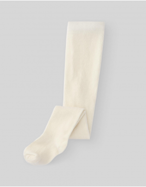 A pair of white tights on a white background.