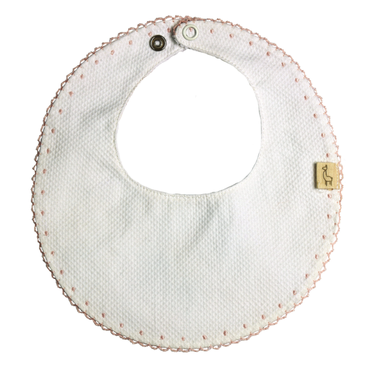 Unisex Dot Piqué Bib