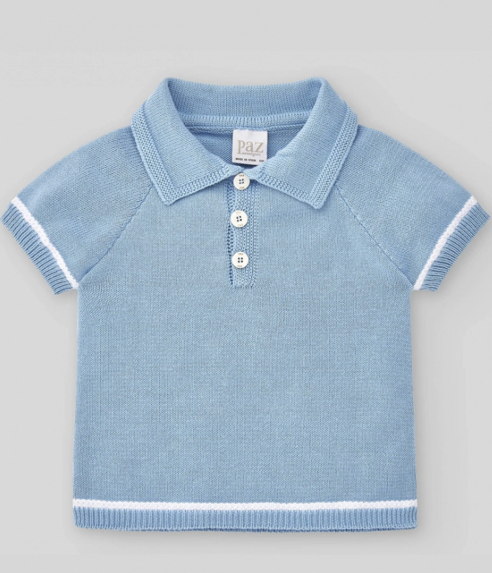 Boy's Knit Polo T-Shirt "Esencial"