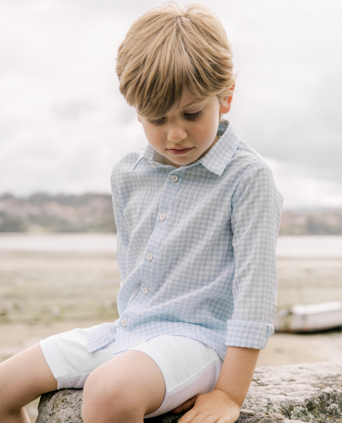 Boy's Checker Shirt "FLOR"