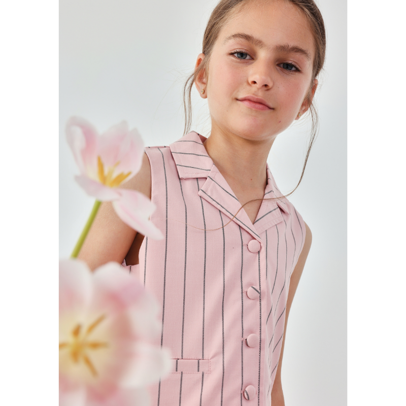 Girls' Striped Vest