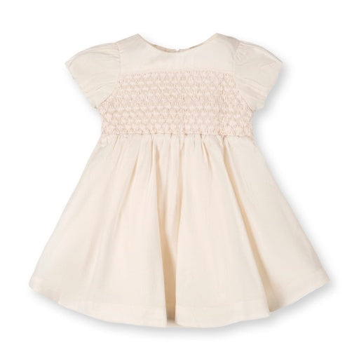 ORGANIC SMOCKED DRESS
