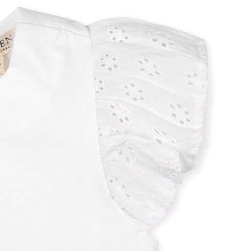 ORGANIC EYELET TOP