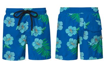 SWIMSHORTS - HIBISCUS AZUL