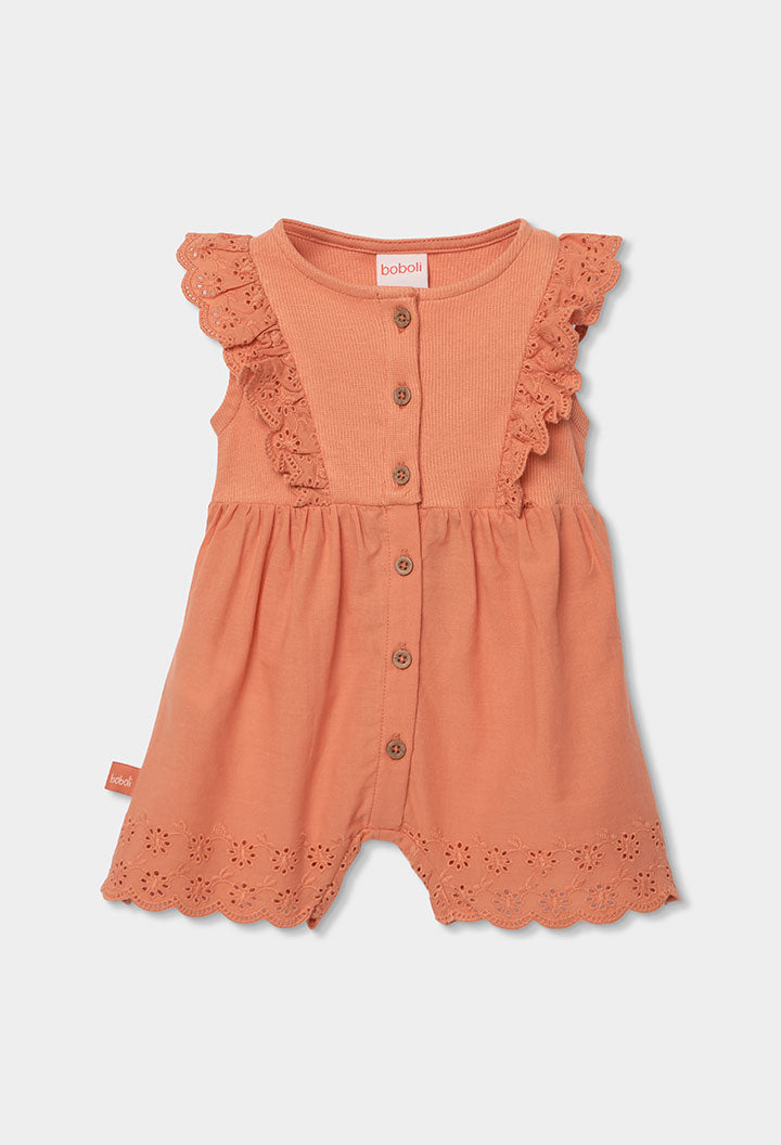 Batiste Embroidery Jumpsuit
