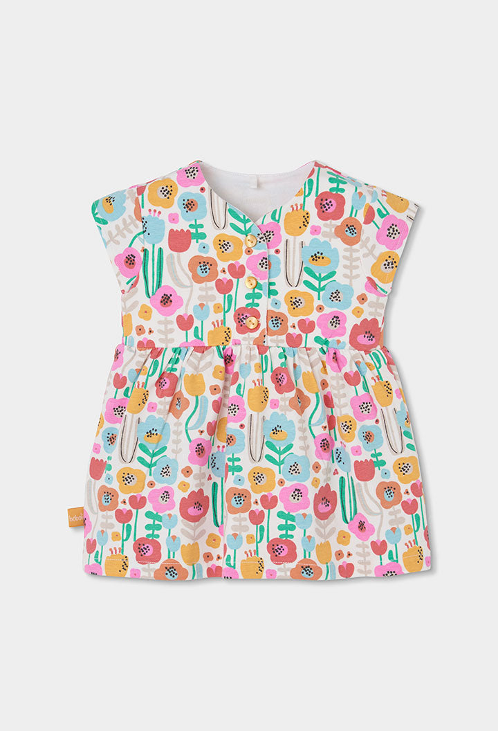 Knit Floral Dress