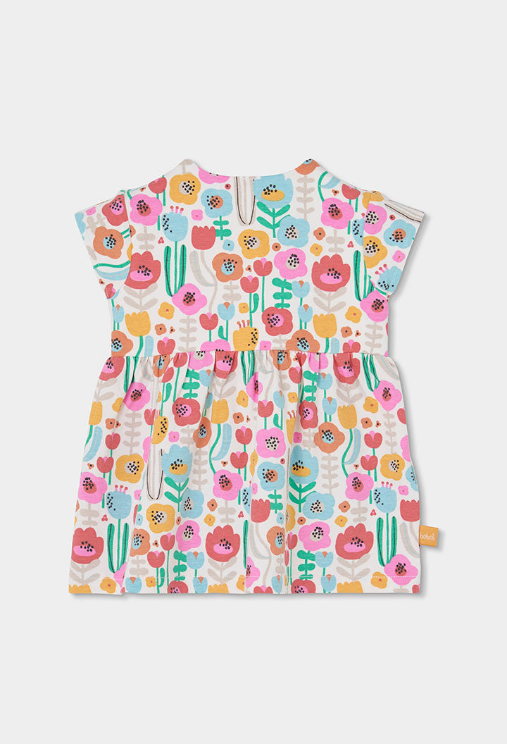 Knit Floral Dress