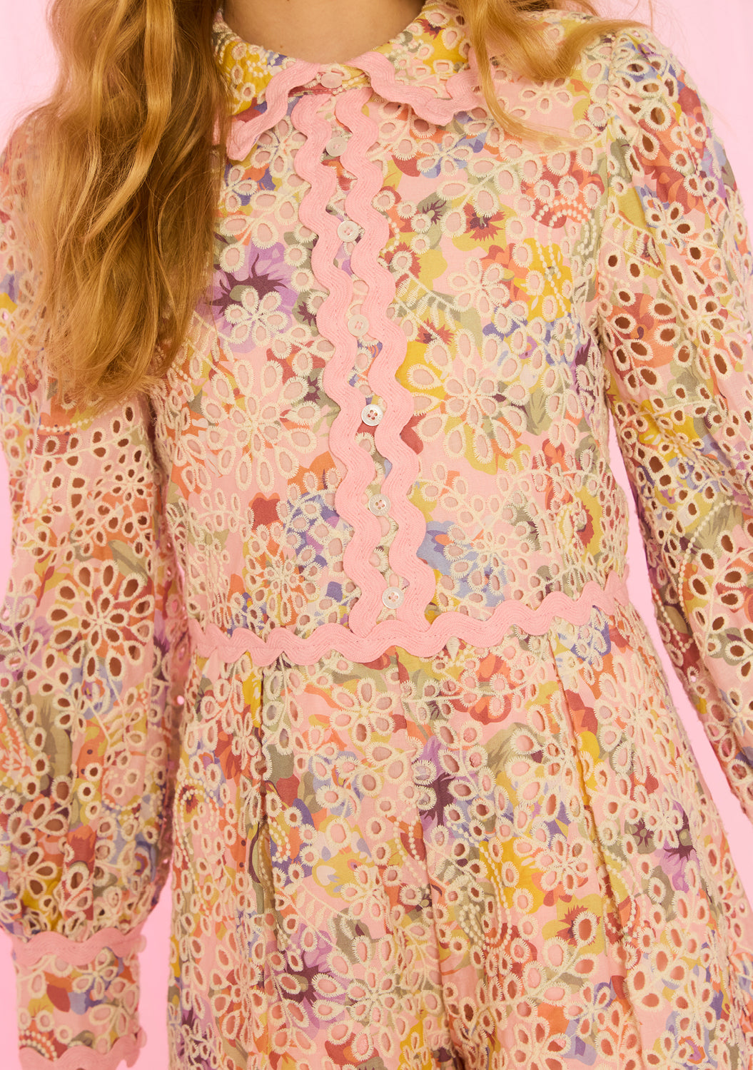Alanna Embroidered Romper (Baby)