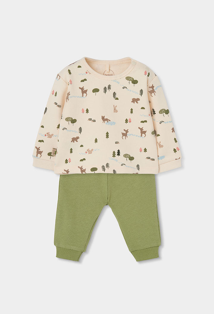 SET KNIT FOR BABY GRN