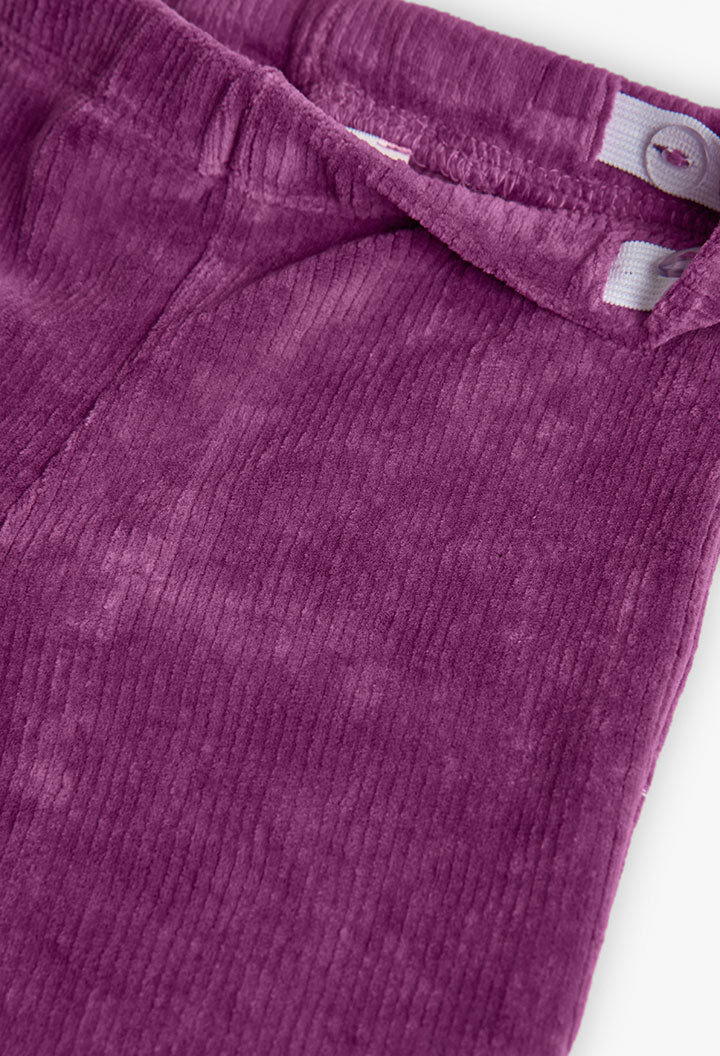 Corduroy trousers for baby -BCI